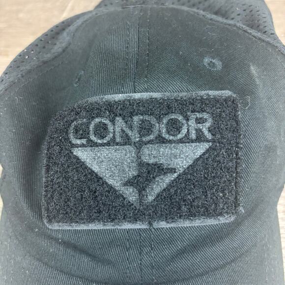 Condor Tactical Mesh Strapback Hat Cap Black Adjustable TCM-002 Hunting Hiking - Picture 4 of 16